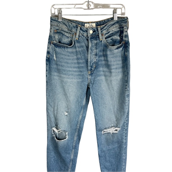 Free People Fast Times High Rise Mom Jeans - Picture 8 of 14